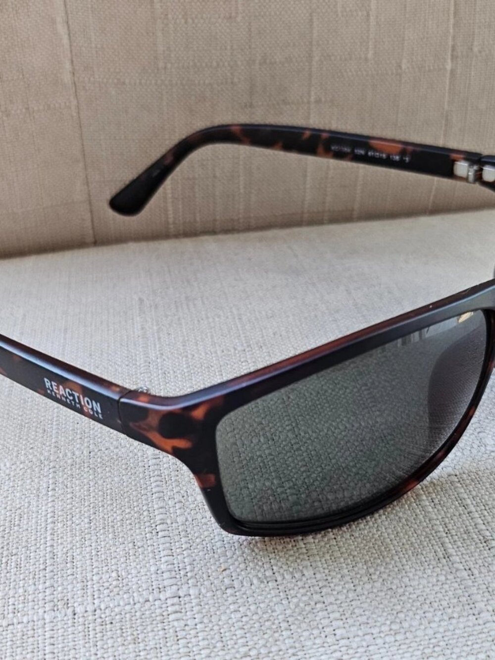Reacation Kenneth Cole Men Sunglasses Eyewear Brown Tortoise Shades KC1364 - Picture 4 of 12